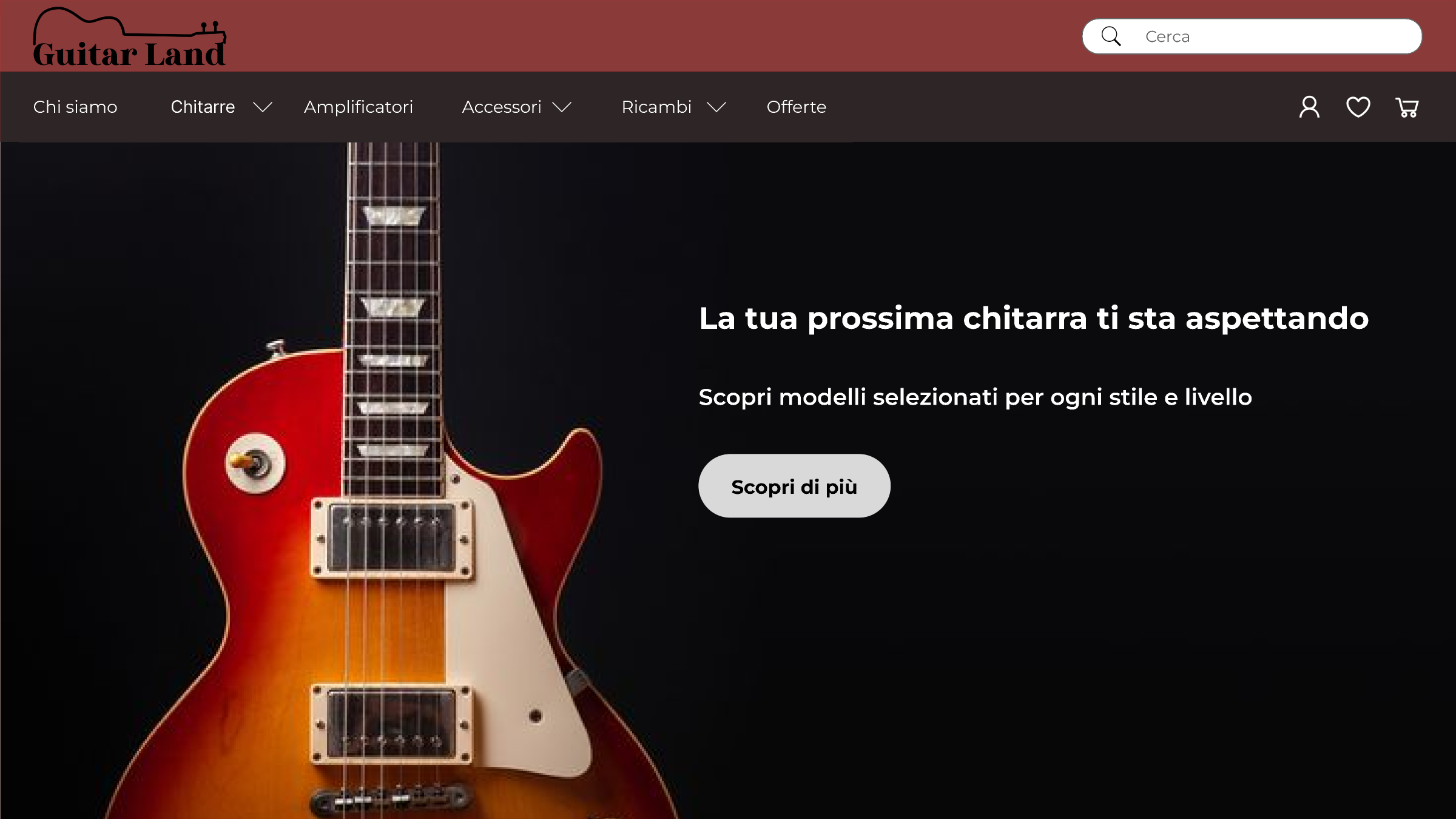 Anteprima E-Commerce Chitarre
